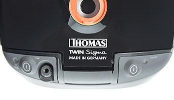Мийний пилосос THOMAS Twin Sigma, зручні прогумовані кнопки керування 