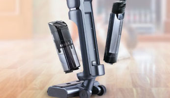 AquaFloorCleaner Cordless Plus, окремі ємності для чистої та брудної води Мийний акумуляторний пилосос AquaFloorCleaner Cordless Plus, окремі ємності для чистої та брудної води