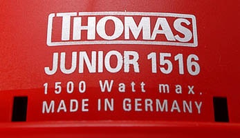 Multi cleaner THOMAS Junior 1516, 1500 W power, genuine German quality
