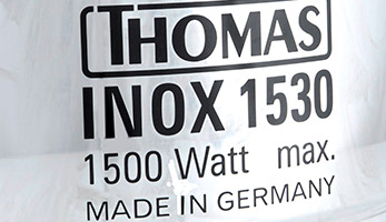 Универсальный пылесос THOMAS Inox 1530, мощность 1500 Вт, настоящее немецкое качество