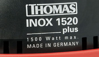 Универсальный пылесос THOMAS Inox 1520 Plus, мощность1500W, настоящее немецкое качество