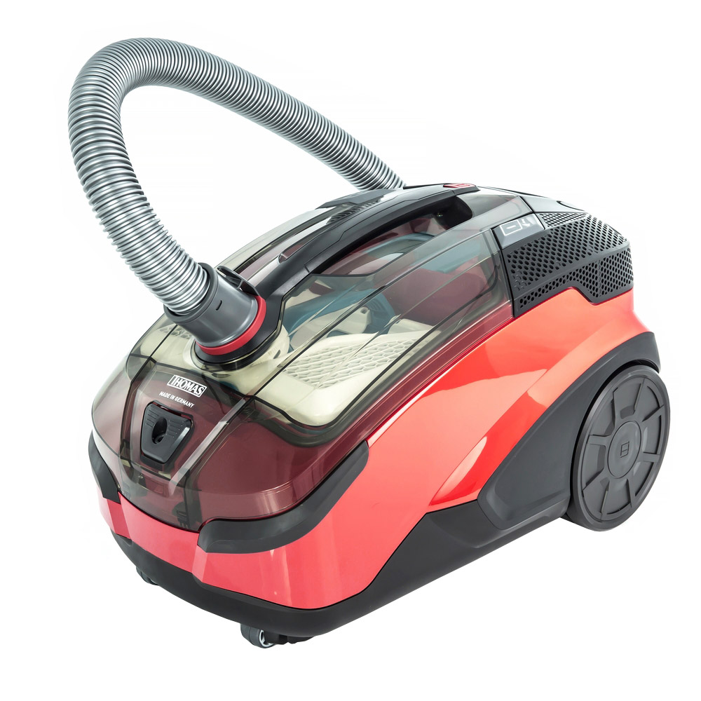 Wave XT, червоний корпус, ефектний дизайн Мийний пилосос THOMAS Wave XT, стильний корпус червоного кольору, ефектний дизайн