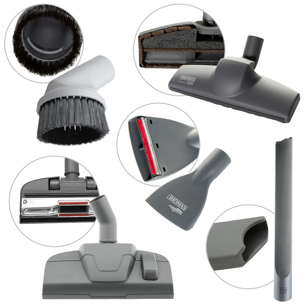 Mistral XS, nozzles for carpets and hard floors, parquet, mattresses, crevices and delicate surfaces