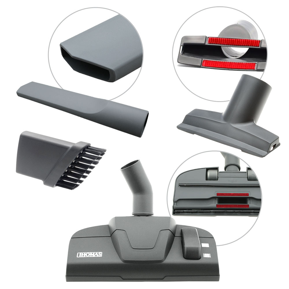 Насадки для сухой уборки: универсальная для пола, мягкой мебели, щелей, деликатных поверхностей