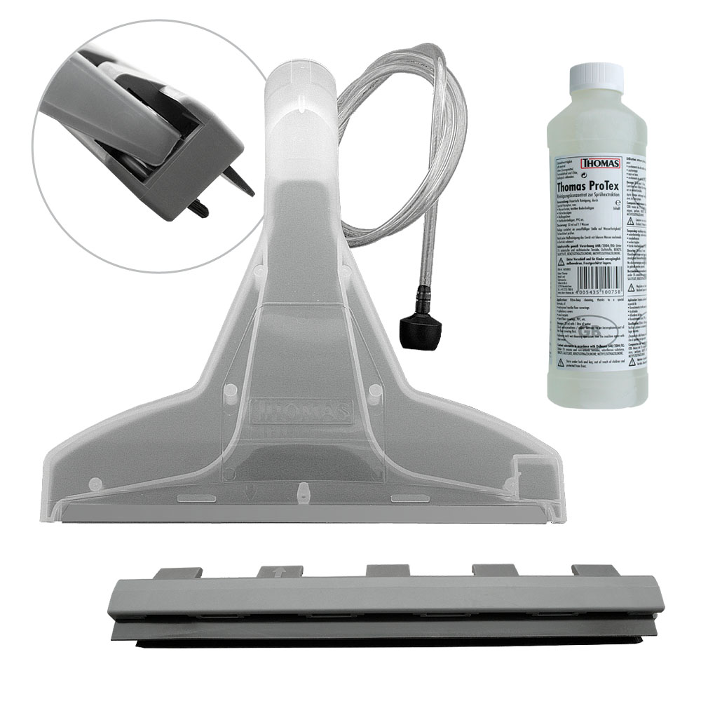 Широкая насадка для влажной уборки ковров с адаптером для твердого пола 