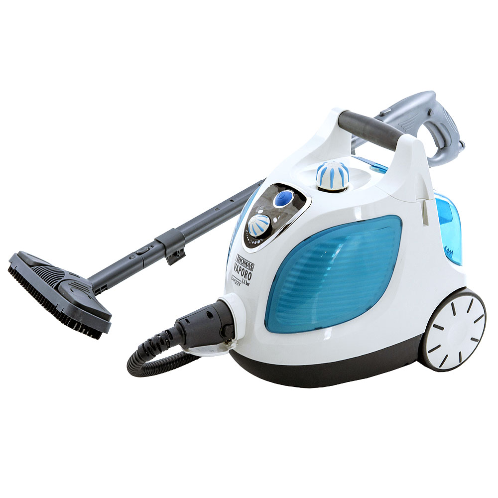 THOMAS Vaporo Buggy steam cleaner with hose, tube and nozzle for effective removal of tough floor dirt