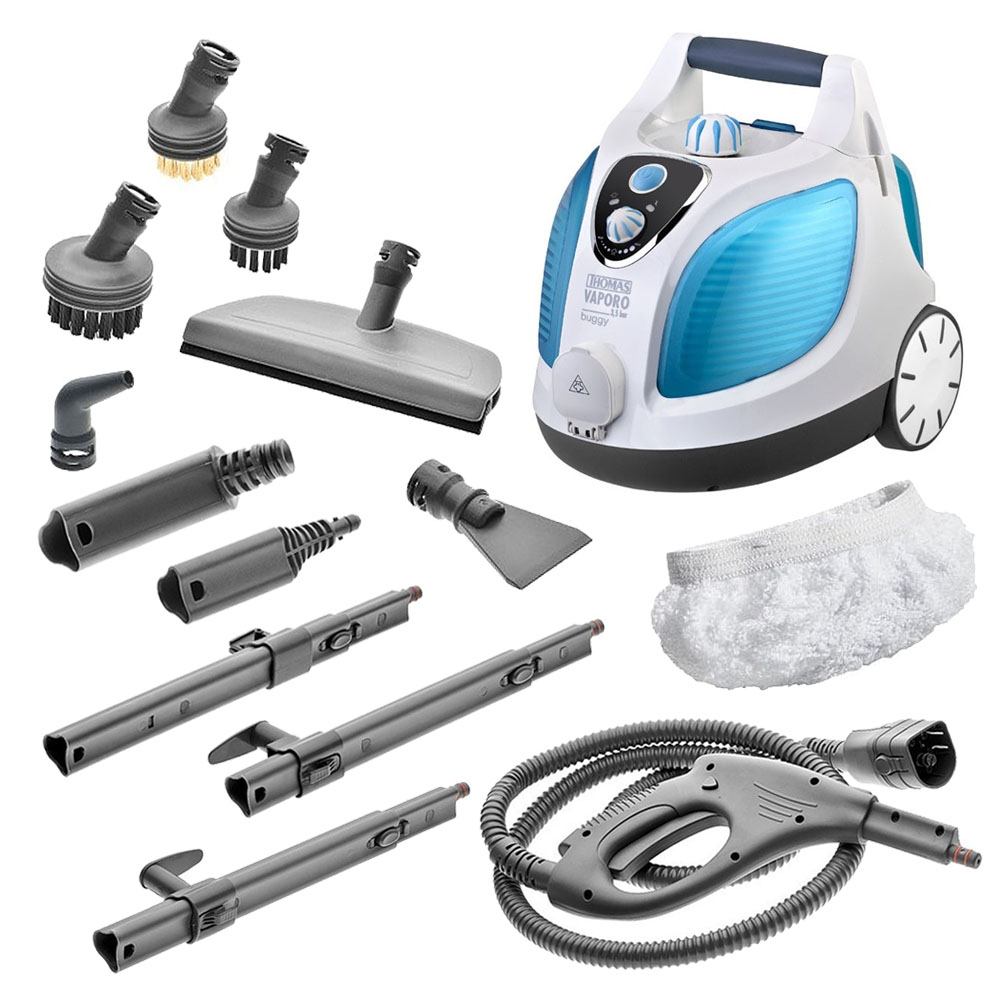Steam cleaner THOMAS Vaporo Buggy, complete set: nozzles, hose, tube
