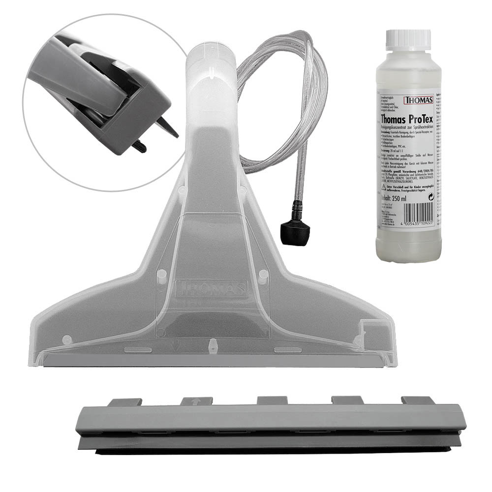 Пилосос THOMAS Mokko XT, мийна насадка для килимів, адаптер для твердої підлоги, мийний засіб ProTex