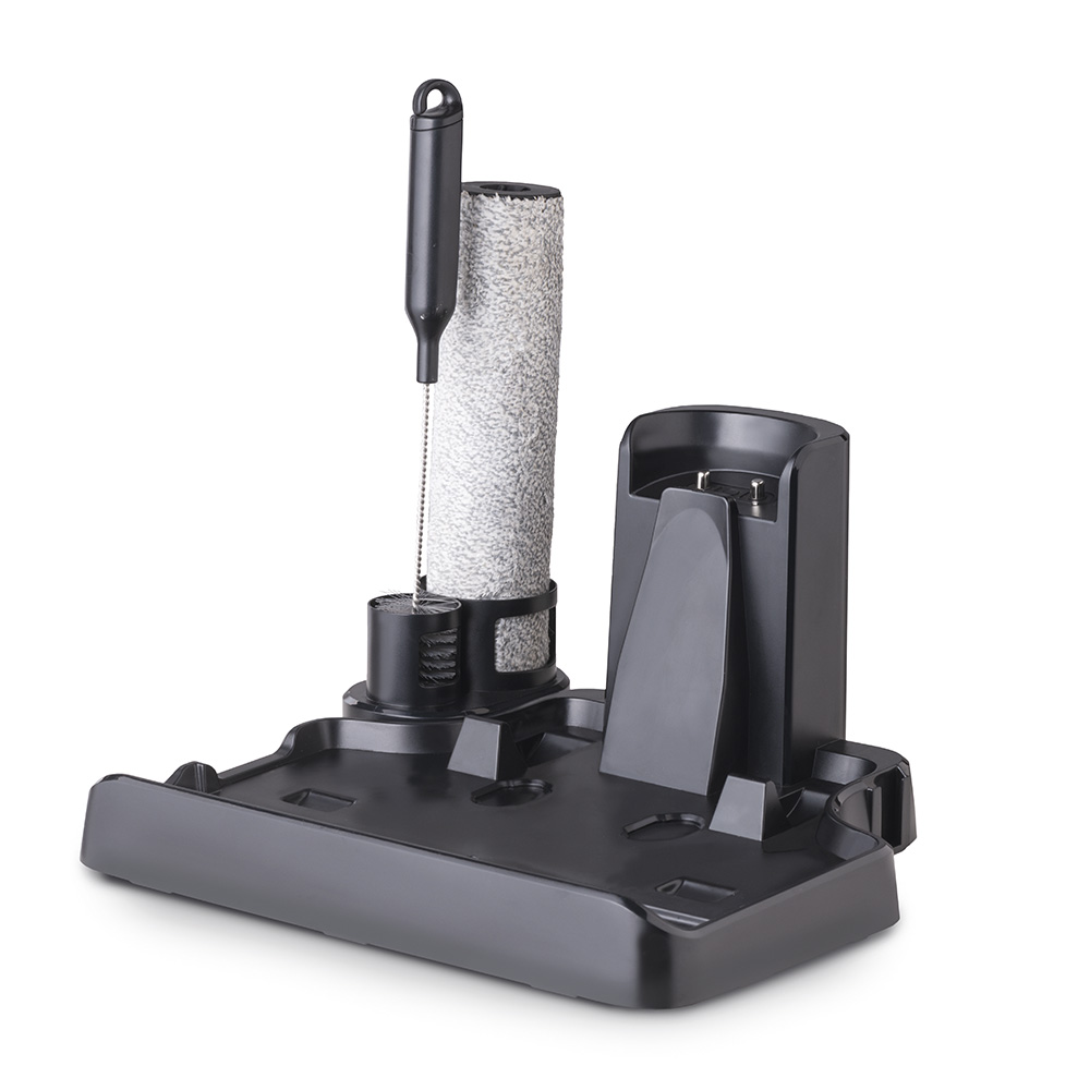 AquaFloorCleaner Cordless Plus, зарядна станція, щіточка, запасний валик Акумуляторний пилосос AquaFloorCleaner Cordless Plus, зарядна станція зі щіточкою для очищення та запасним валиком