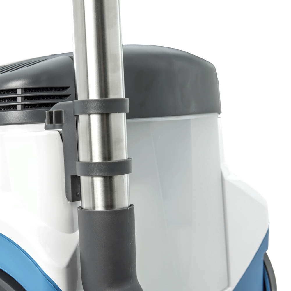 Пылесос THOMAS Twin Aquawash, крепление телескопической трубы с насадкой на корпусе пылесоса для удобной парковки