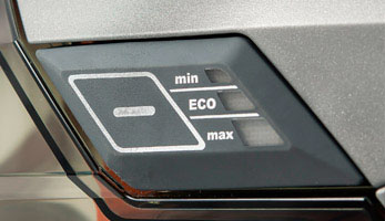 TouchTronic electronic power control, 4 power levels and ECO level for the air purifier mode