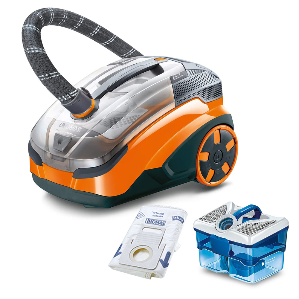 THOMAS Pet&Family Parquet Pro, two filtration systems, AquaBOX water filter and XXL HEPA bag for quick cleaning