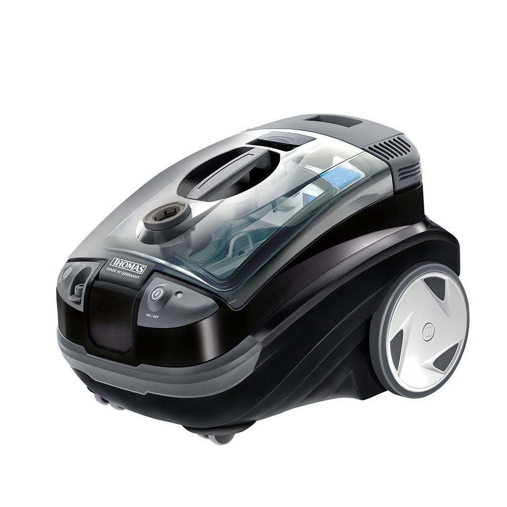 Пылесос с водяным фильтром Aquafilter Thomas AQUATIC ONYX. Качественная уборка, удаление шерсти и очистка воздуха