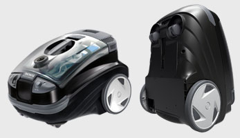 Моющий пылесос THOMAS AQUATIC ONYX, горизонтальная и вертикальная парковка для экономии места при хранении