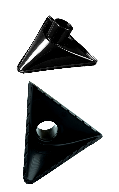 Насадка треугольная для грубого мусора